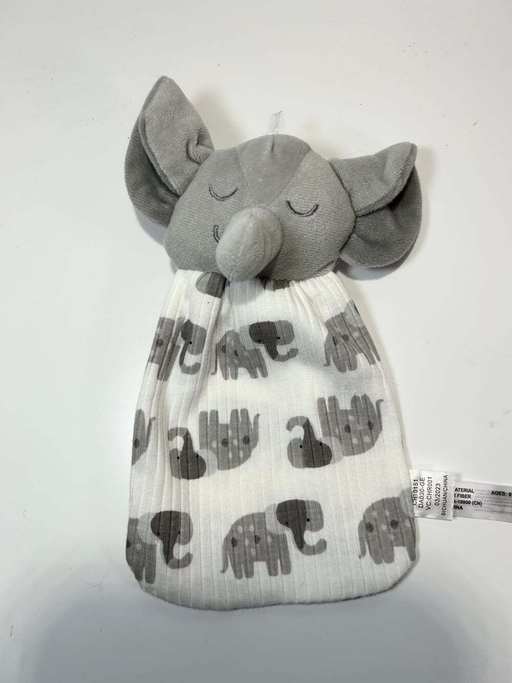 Dream Gro Elephant Lovey Grey small security